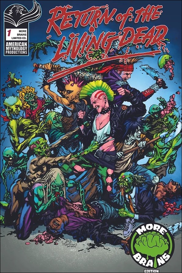 Return of the Living Dead (2024) issue 1-J Roy Alan Martinez "More Brains" Cover 1/250