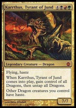 Magic The Gathering: Alara Reborn (Base Set) card 117 Karrthus, Tyrant of Jund