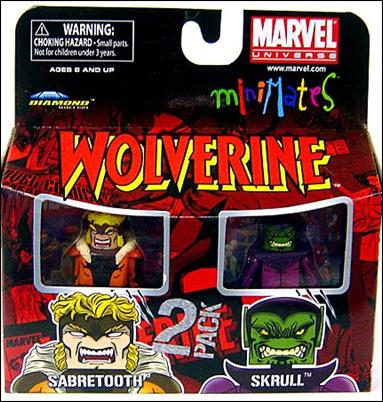 Marvel Minimates figure 80 Sabretooth and Skrull