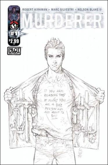 Pilot Season: Murderer issue 1-B TopCow Store Sketch Cover