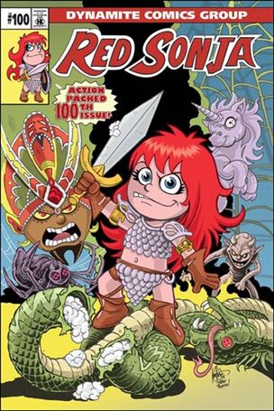 Red Sonja (2013) issue 100-D Ken Haeser Cover