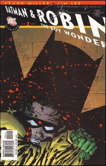 All Star Batman & Robin, the Boy Wonder issue 2-C DF Frank Miller Cover Signed by Jim Lee 1/199
