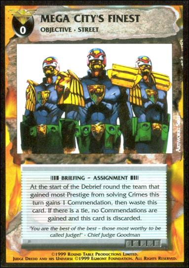Dredd: The Card Game card 38 Mega City's Finest