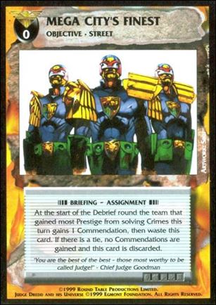 Dredd: The Card Game card 38 Mega City's Finest