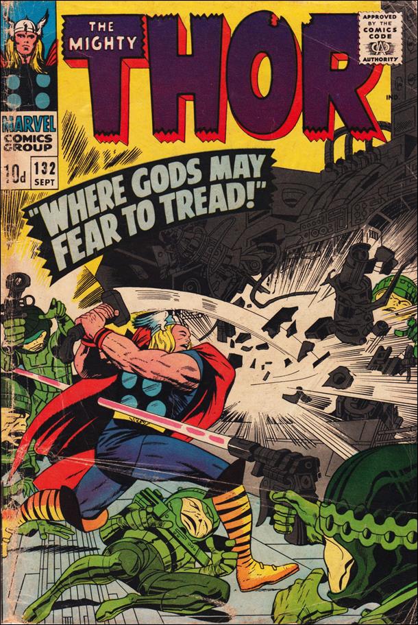 Thor (1966) issue 132-B UK Price Cover