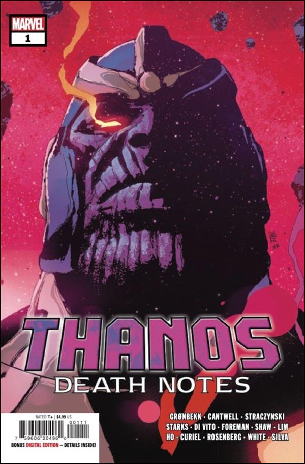 Thanos: Death Notes issue 1 Andrea Sorrentino Cover