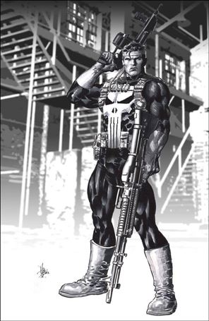 Punisher (2018) issue 2-B Mike Deodato Jr. 1:25 Cover
