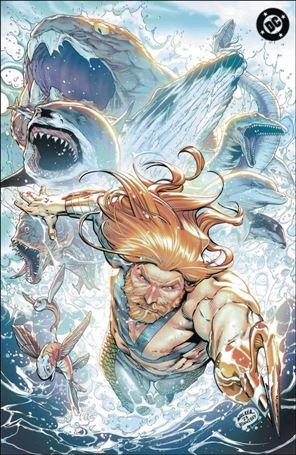 Aquaman (2025) issue 1-D Brad Walker Gloss Foil Virgin Cardstock Cover