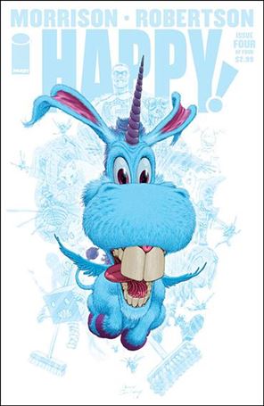 Happy! issue 4-B Frank Quitely Cover