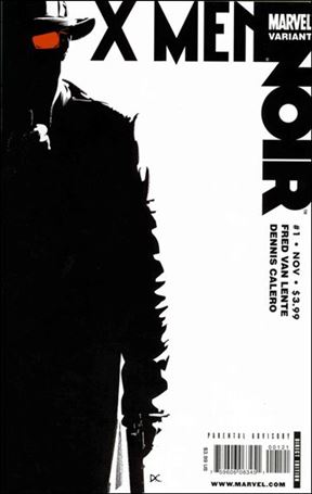 X-Men Noir issue 1-B Black and White Cover