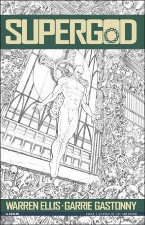 Warren Ellis' Supergod issue 5-C Church of the Supergod Cover