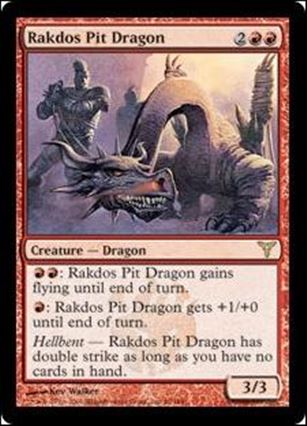 Magic the Gathering: Dissension (Base Set) card 69 Rakdos Pit Dragon