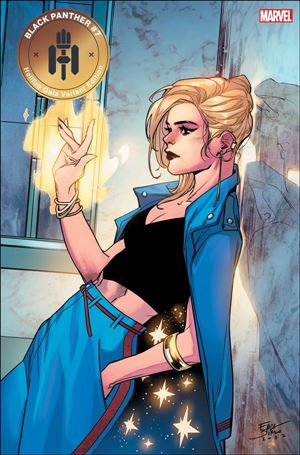 Black Panther (2022) issue 7-B Erica D'Urso Hellfire Gala Cover