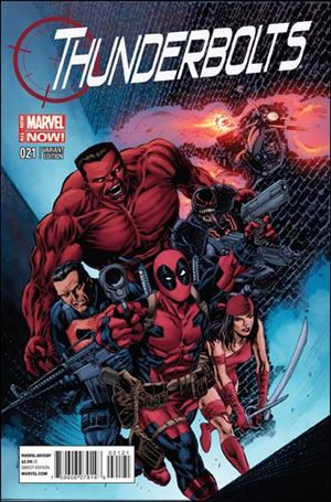 Thunderbolts (2013) issue 21-B Andres Mossa 1:50 Cover