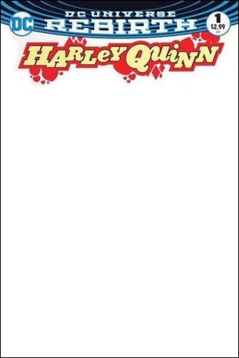 Harley Quinn (2016) issue 1-TI Frankie's Comics Blank/Sketch Cover