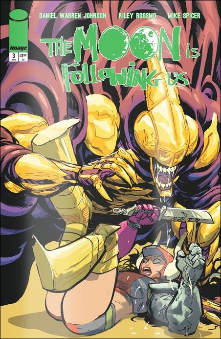 Moon is Following Us issue 3-C Riley Rossmo Foil Cover