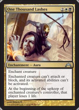 Magic the Gathering: Gatecrash (Base Set) card 183 One Thousand Lashes