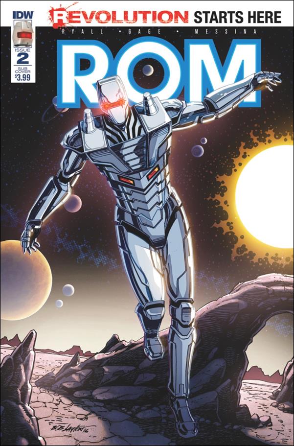 ROM (2016) issue 2-C Bob Layton Subscription Cover