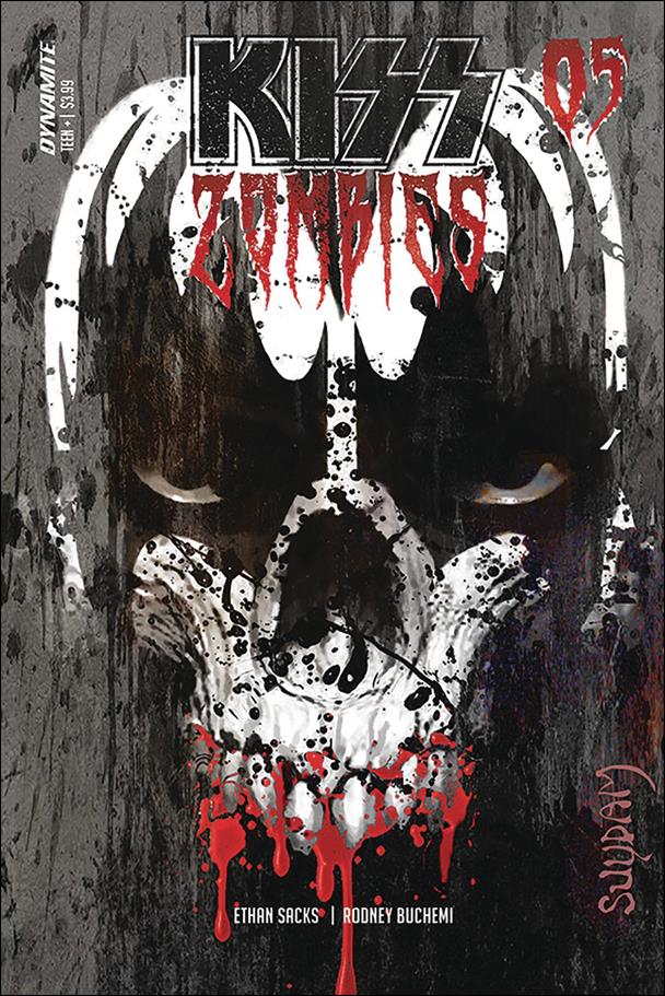 Kiss Zombies issue 5 Arthur Suydam Cover