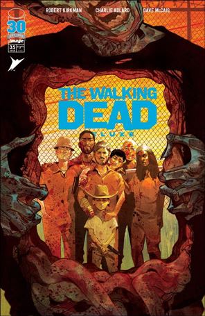 Walking Dead Deluxe issue 35-C Mike Del Mundo Cover