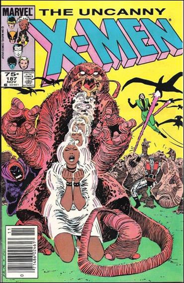 Uncanny X-Men (1981) issue 187-B Canadian Price Cover