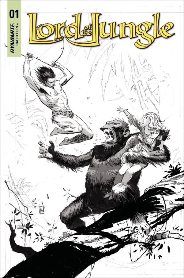 Lord of the Jungle (2022) issue 1-I Lee Weeks 1:15 B&W Cover