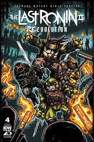 Teenage Mutant Ninja Turtles: The Last Ronin II - Re-Evolution issue 4-B Kevin Eastman Cardstock Cover