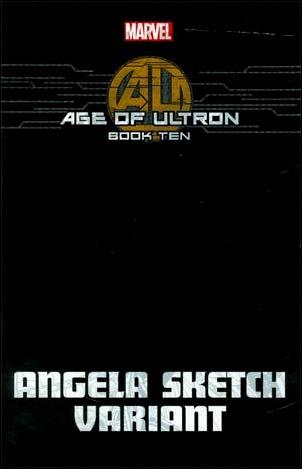 Age of Ultron issue 10-I Polybagged J Quesada 1:100 Wraparound Sketch Cover
