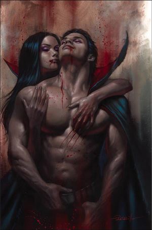 Vampirella/Dracula: Unholy issue 3-V Lucio Parrillo Virgin Cover