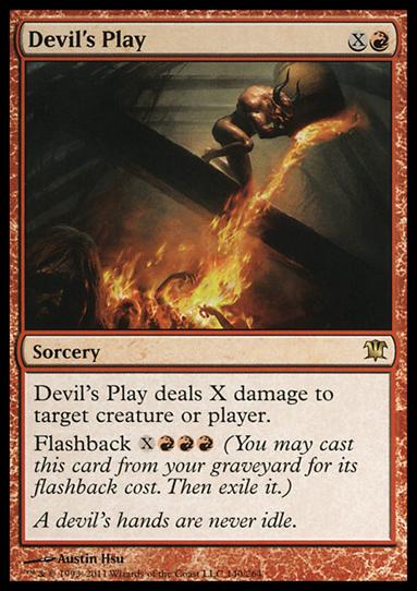 Magic the Gathering: Innistrad (Base Set) card 140 Devil's Play