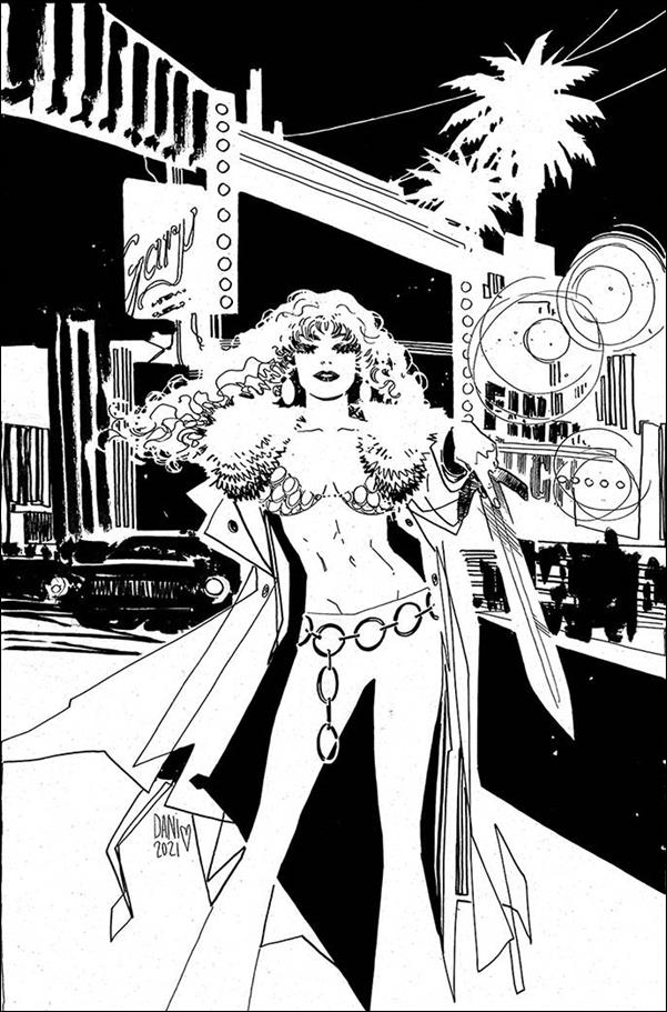 Red Sonja 1982 issue 1-G Dani 1:11 Black & White Virgin Cover