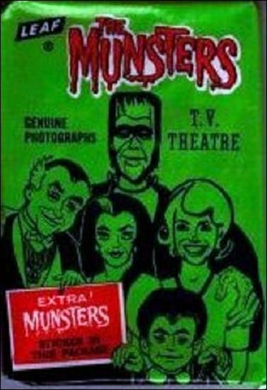 Munsters card 2 Sealed Wax Pack