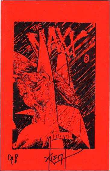 Maxx issue 3-B Red Ashcan Edition signed by Sam Kieth 1/1000