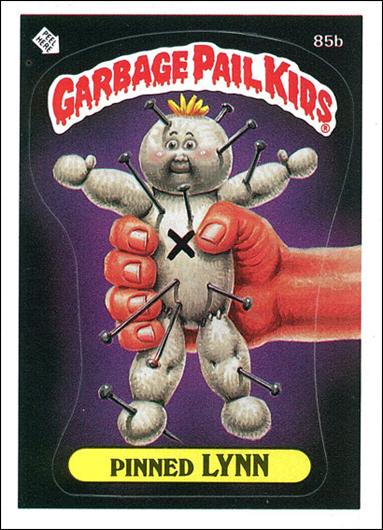 Garbage Pail Kids: Series 03 (Base Set) card 85b Pinned Lynn (No Copyright)
