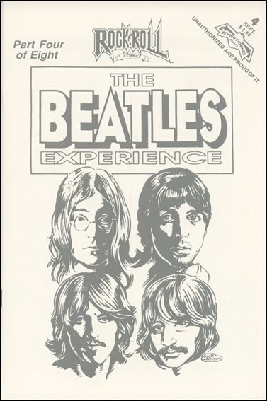 Beatles Experience issue 4 Cardstock Cover with Metallic Silver Ink