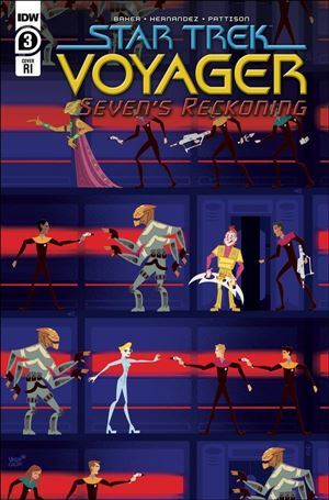 Star Trek: Voyager - Seven's Reckoning issue 3-C Jeffrey Veregge 1:10 Cover
