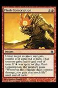 Magic the Gathering: Ravnica (Base Set)  card 124 Flash Conscription