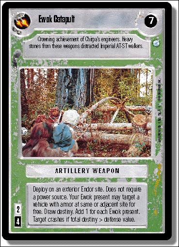 Star Wars: Endor Limited (Base Set) card 174 Ewok Catapult