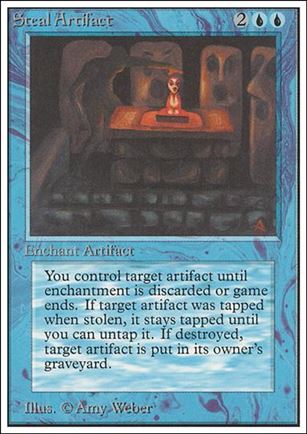 Magic the Gathering: Unlimited (Base Set) card 82 Steal Artifact