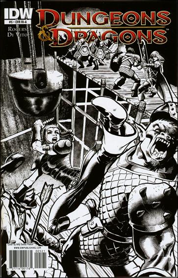 Dungeons & Dragons (2010) issue 5-C Billy Dallas Patton 1:10 Black and White Cover