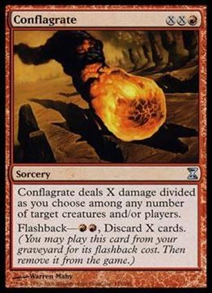 Magic the Gathering: Time Spiral (Base Set) card 151 Conflagrate