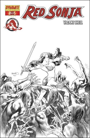 Red Sonja: Vacant Shell issue 1-C Paul Renaud Sketch Cover