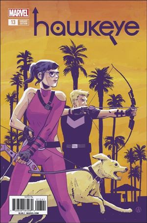 Hawkeye (2017) issue 13-D Michael Walsh 1:25 Cover