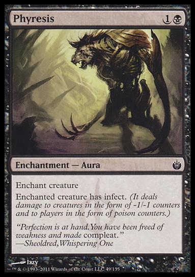 Magic the Gathering: Mirrodin Besieged (Base Set) card 49 Phyresis