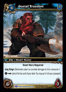 World of Warcraft: Through the Dark Portal (Base Set) card 166 Gustaf Trueshot