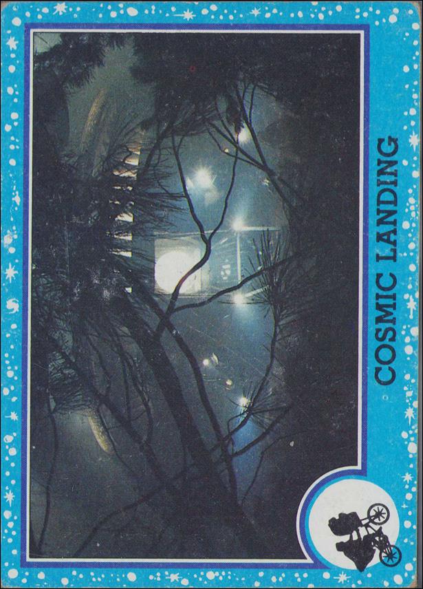 E.T. The Extra-Terrestrial (Base Set) card 71 Cosmic Landing