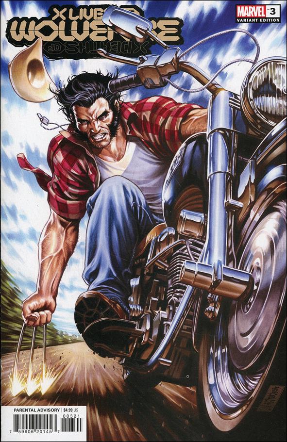 X Lives of Wolverine issue 3-F Mark Bagley 1:50 Cover