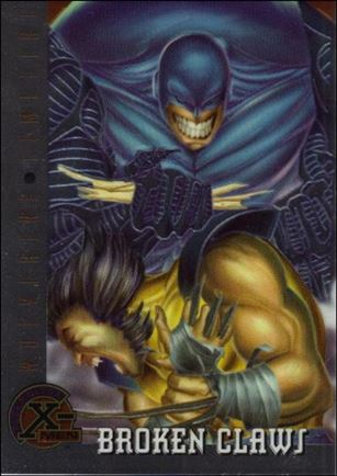 1996 Fleer Ultra X-Men All Chromium (Base Set) card 88 Broken Claws