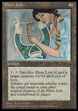 Magic the Gathering: Fallen Empires (Base Set) card 87 Elven Lyre
