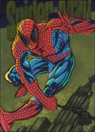 Marvel Universe: Series 5 (Power Blast Subset) card 6-C Spider-Man (Gold Foil)